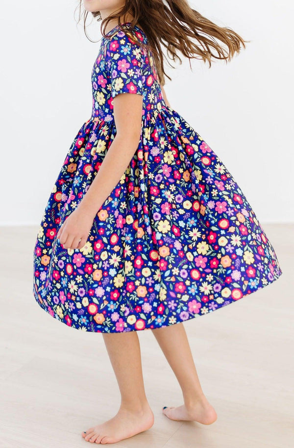 pick-a-posy-s-s-pocket-twirl-dress Mila &  Rose - Sophia's Style-Pick a Posy S/S Pocket Twirl Dress-6-12M--1